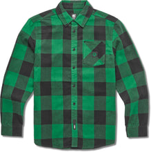 Load image into Gallery viewer, DIG x etnies Longsleeve Flannel Shirt - Black/Green