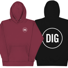 Load image into Gallery viewer, DIG "Circle" Hoody Dark