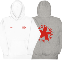 Load image into Gallery viewer, DIG X MOTO-BUNKA - CHERRY RED Hoody
