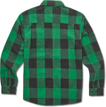 Load image into Gallery viewer, DIG x etnies Longsleeve Flannel Shirt - Black/Green
