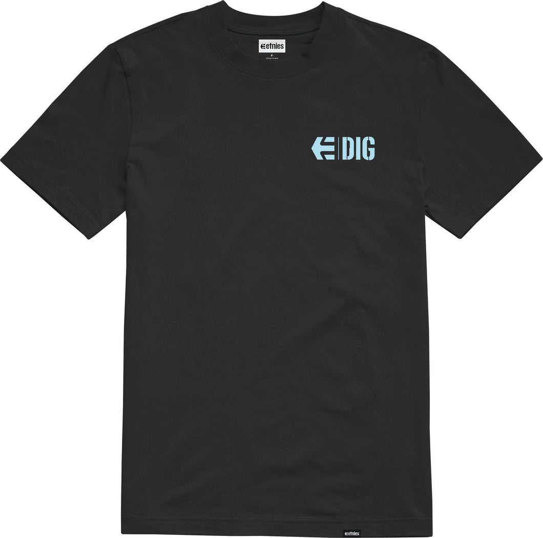 COMING SOON - DIG x etnies T-Shirt - Black - COMING SOON