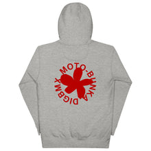 Load image into Gallery viewer, DIG X MOTO-BUNKA - CHERRY RED Hoody

